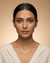 Diya Bead Gold Chain