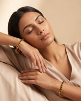 Vibrant Gold & Gemstone Bangles
