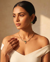 Vanya Emerald Spark Jewellery Set