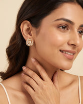 Blooming Crystal Stud Earrings