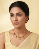 Kavini Coin Charm Jewellery Set