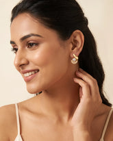 Radiant Arc Stud Earrings