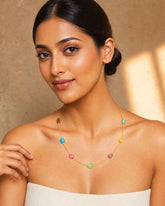 Vihana Pastel Bead Gold Chain