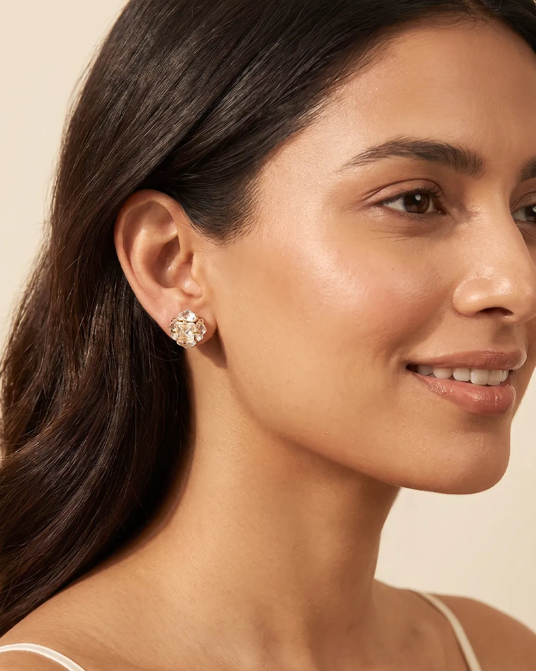 Diamond Spark Stud Earrings