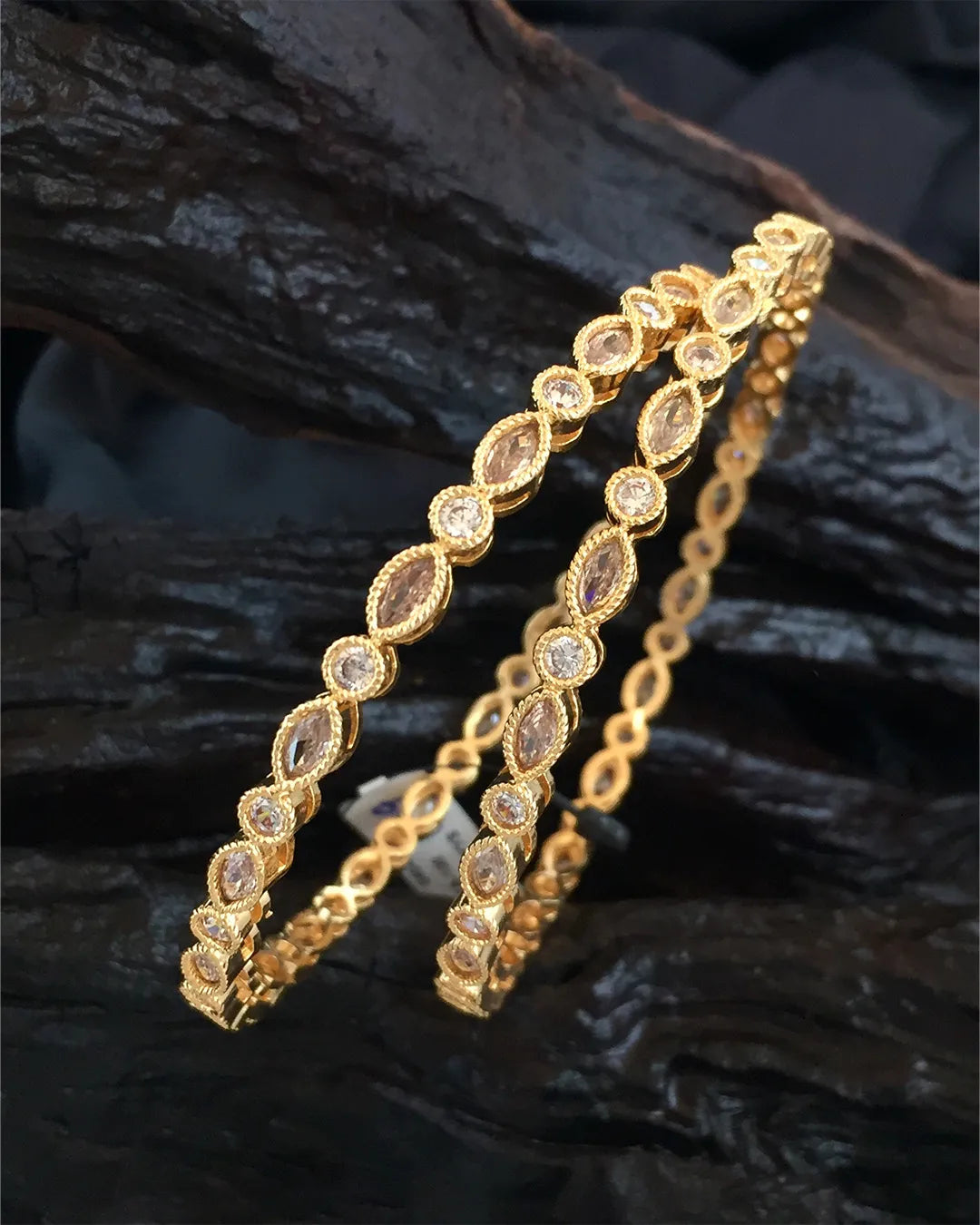 Gold & Gemstone Bangles