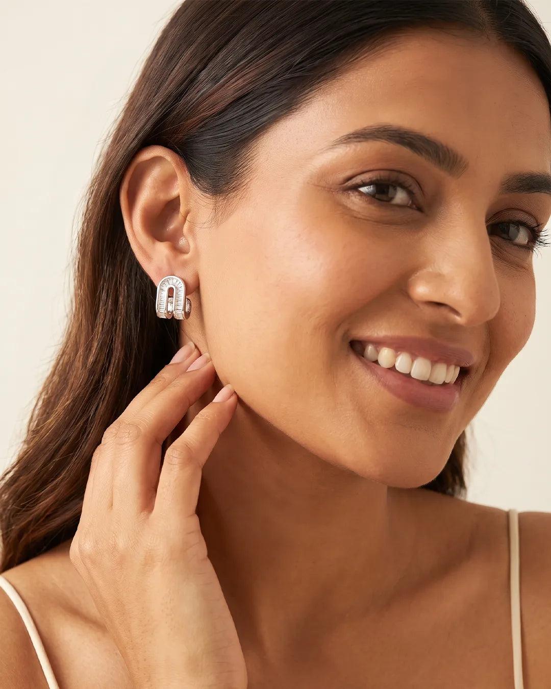 Modern Arch Stud Earrings