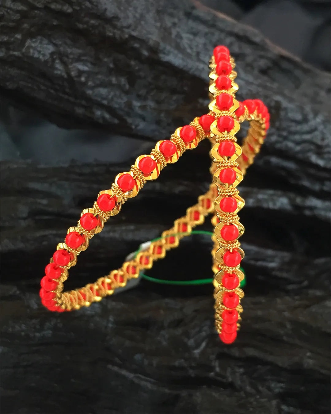 Ruby Glow Bangles