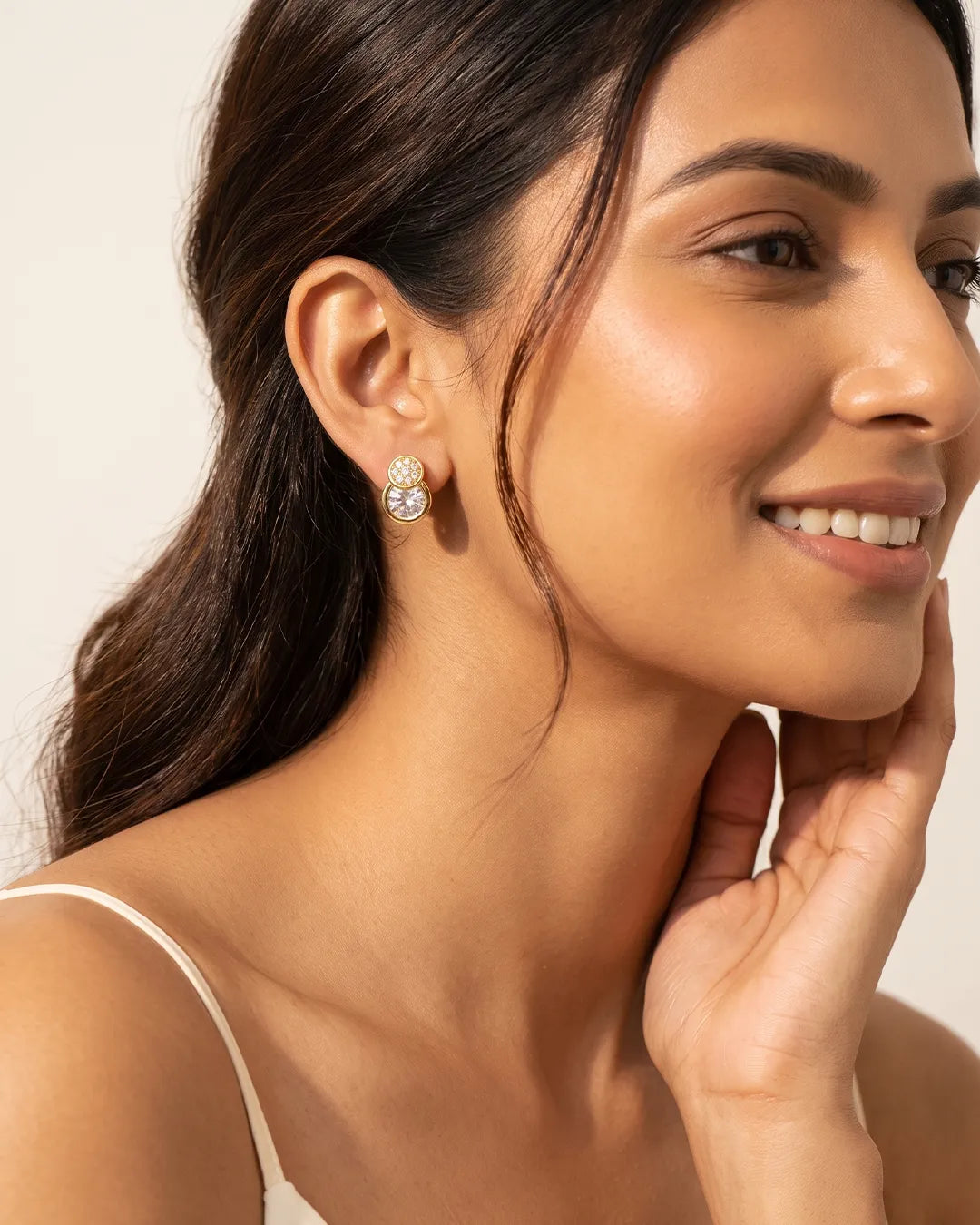 Sparkling Pearl Earrings