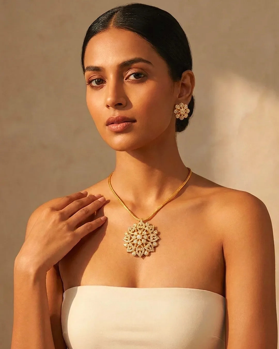 Swarna Bloom Jewellery Set